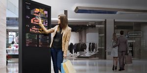 digital signage touch displays